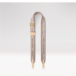 Louis Vuitton Taupe Strap with Gold Accents